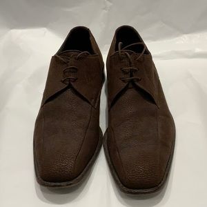 ERMENEGILDO ZEGNA MEN LEATHER SHOES US 9